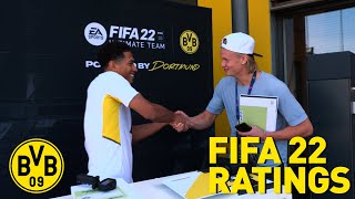 „What should be better, Erling?“ | BVB FIFA 22 Ratings presented by Jude Bellingham