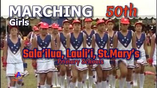 MARCHING Girls Competition (2012) : SALA'ILUA Primary, LAULI'I Primary, ST. MARY'S Primary School