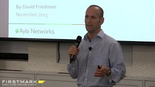 Making Appliances Smart // David Friedman, Ayla Networks [FirstMark's Hardwired NYC]