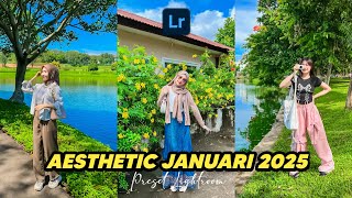 FREE 50+ PRESET LIGHTROOM | AESTHETIC JANUARI 2025 | LIGHTROOM TUTORIAL