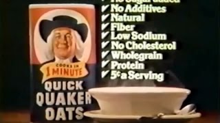 Quaker Oats Cereal Commercial (1979)