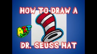 How to Draw a DR. SEUSS HAT
