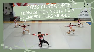 [2023 KOREA OPEN] TEAM ACTION YOUTH CHEERLITERS MIDDLE