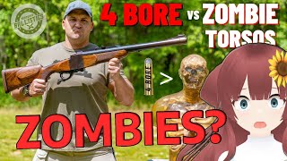 💥🤯THIS IS INSANE! 🤯💥VTuber Reacts to 4 BORE Rifle vs Zombie Torsos - Kentucky Ballistics