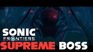 Sonic Frontiers Supreme boss (final boss)