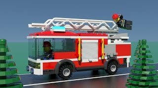 LEGO City Fire Trucks for Children, Kids. Fire Truck in Action! Cartoons for Children