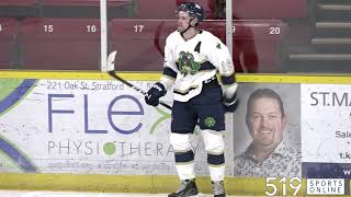 WOSHL Playoffs (Game 1) - Alvinston Killer Bees vs Stratford Fighting Irish