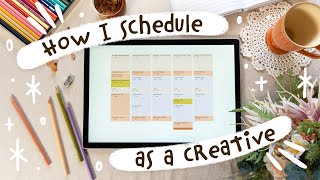 How I Schedule My Week As A Small Creative Business (For Flexibility & Productivity)