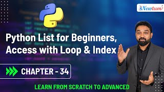 Python List for Beginners | Access with Loop & Index | Chapter 34