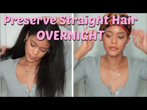 How to Preserve Straight Hair Overnight How to Preserve Straight Hair Overnight