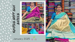 6yards soft silk sarees | muhurtam sarees online #shreenivassilks #softsilksarees #handloom