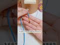 简单实用的编绳小技巧，粗线怎么穿小孔珠子 how to thread thick thread through beads with small holes 编绳教程 diy handmade