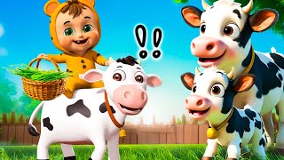 Lola The Cow Song | Five Little Cow | Old MacDonald | New Compilation | Nursery Rhymes \u0026 Kids Songs