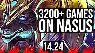 NASUS vs AURORA (TOP) | 3200+ games, 4/1/5 | KR Master | 14.24