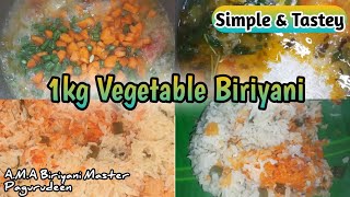 1kg Vegetable Biriyani // #amabiriyanimasterpagurudeen #biriyani