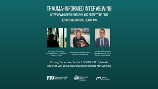 Trauma Informed Interviewing Workshop, 12/2/22