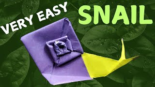 paper snail making | origami snail easy