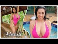 curvy model Natali Conti beach | plus size model instagram | insta queens bio | wiki & info