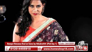 Homeshop18.com - Bumper Bonanza Deal on Saree by Chhabra555 (Pick Any 1)