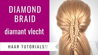 DIAMANTVLECHT TUTORIAL | DIAMOND BRAID | Dazzling Beauty