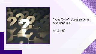 Juicy Question: What have 70% of college students done?