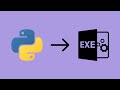 How To Build Python Executable Files (from .PY to .EXE) (how to use PyInstaller)