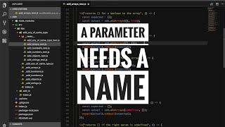 A parameter needs a name