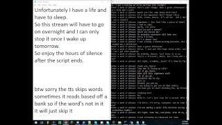 A shitty tts voice i made in python reads the entire bee movie script