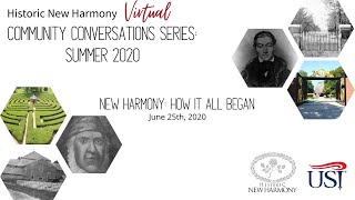 New Harmony: How It All Began