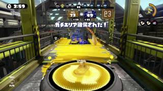 スプラトゥーン チャージャー 2015-12-09#12 ガチエリア ハコフグ倉庫 Lose A+84 4k5d