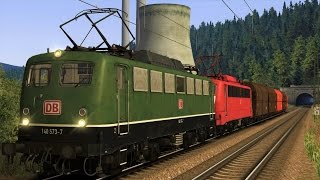 BR140 Kohlezug Hagen - Kraftwerk Mark Elverlingsen 90er Führerstandsmitfahrt Train Simulator 2017