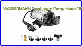 REVIEW (2024): WASSERMANN Diaphragm Pump Model 115V. ESSENTIAL details.