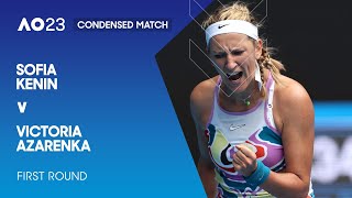 Sofia Kenin v Victoria Azarenka Condensed Match | Australian Open 2023 First Round