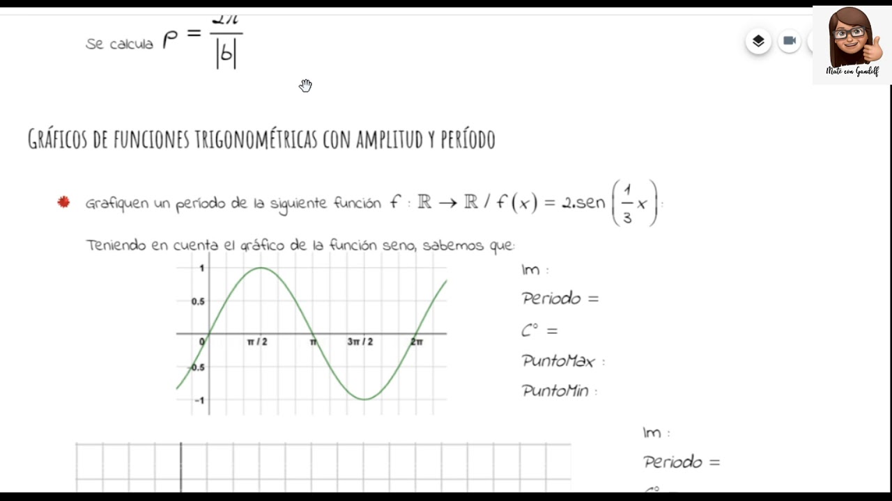 Amplitud Y Período De Una Función Trigonométrica - YouTube