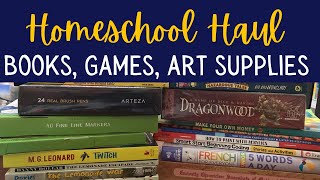 Homeschool Haul | Books, game, supplies