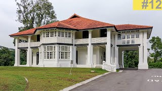 Gallop Extension at Singapore Botanic Gardens - historic black and white bungalows [4k walk]