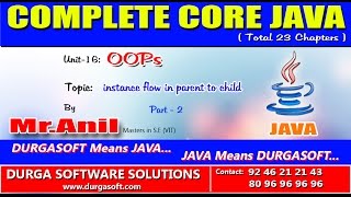 Core Java - OOPs instance flow in parent to child Part - 2