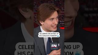 Top Prospect Macklin Celebrini Has To Give Up His Canucks Fandom 😂