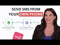 Connect your phone with n8n and send SMS from your own number