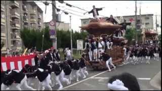 平成25年10月5日　八田荘地区祭礼(本宮)　午前曳行