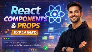 React Functional Components & Props Explained for Beginners | React JS Tutorial #react