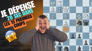 Je dépense 20 sec dans les 15 premiers coups!