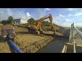 Hamilton section: Kay Road Bridge watermain installation - June 2018