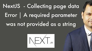 NextJS - Collecting page data Error | A required parameter id was not provided as a string
