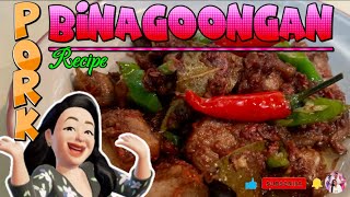 🇵🇭PINOY RECIPE: Pork Binagoongan | Mrs Cheng