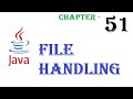 File handling in Java - Java tutorial - w3Schools - Chapter  51   English