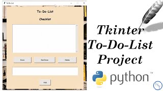 GUI Tkinter Project | Build a Simple To-Do List App with Python