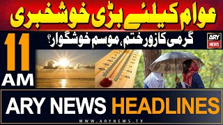 ARY News 11 AM Headlines 2nd June 2024 | Latest weather updates