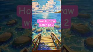 Do you think this looks like water now? How to use the water drawing tutorial I just made 🌊
