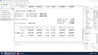 Fitting \u0026 interpreting regression models: Probit regression with continuous predictors